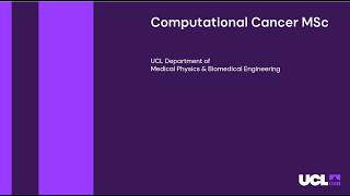 Computational Cancer MSc