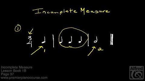 Lesson Book 1B, Page 37: Incomplete Measure