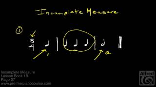 Lesson Book 1B, Page 37: Incomplete Measure