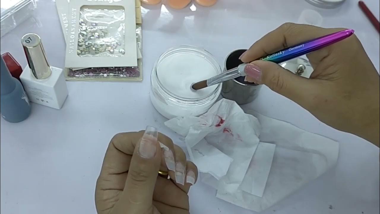 Nail designs, How to make gel nails polish. YouTube