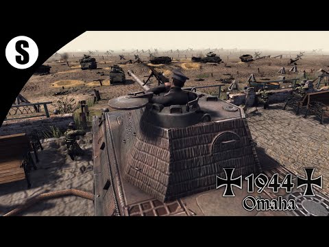 Прохождение Men of War: Assault Squad 2 [Сингл-мод] ( ✠1944✠  - Omaha beach )