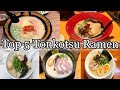 Tonkotsu Ramen Tour!! Top 5 Tonkotsu Ramen Chains in Tokyo!! ICHIRAN, IPPUDO and more!