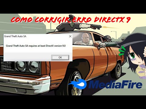 Como resolver o erro Directx 9 passo a passo gta san andreas 2022