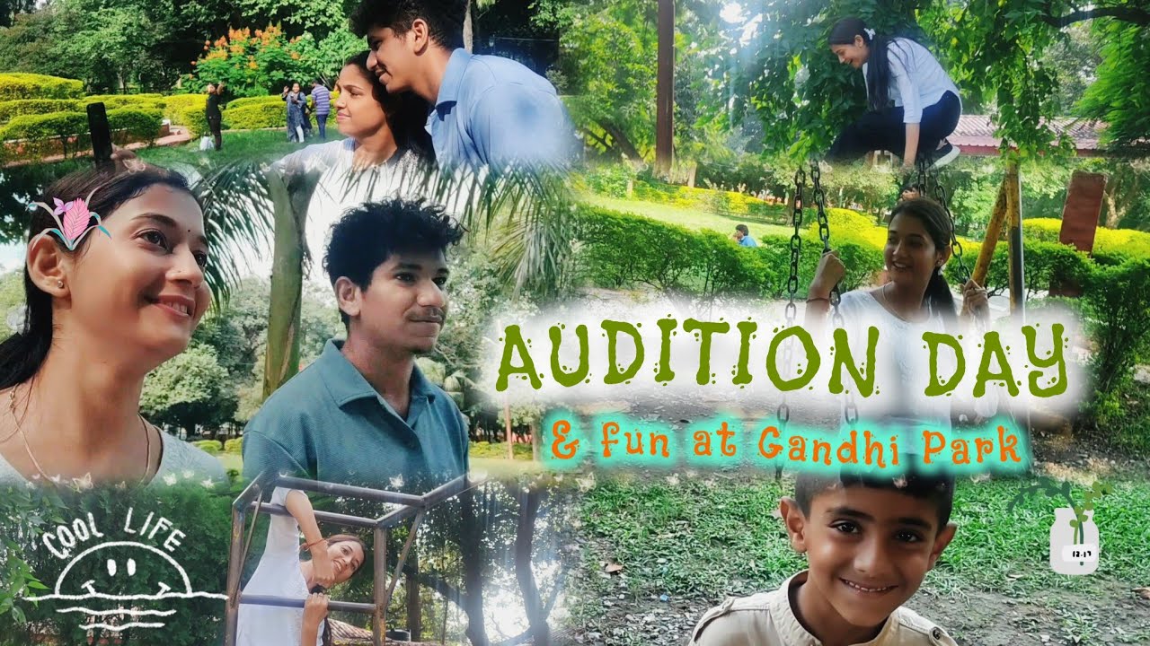 Film Audition & Fun Day at Gandhi Park with My brother Hrithik | Anushka Panwar vlog