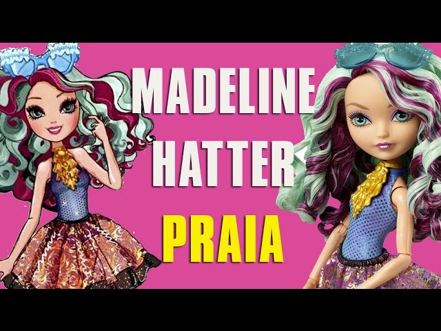 Boneca ever after high madeline hatter coberta de doce