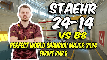 Astralis Staehr (24/14) vs B8 (Nuke) @ Perfect World Shanghai Major 2024 Europe RMR B | CS2 POV