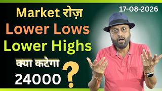 Market Making Lower Lows and Lower Highs Daily | Will 24000 Break