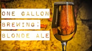 One Gallon Brewing: Blonde Ale