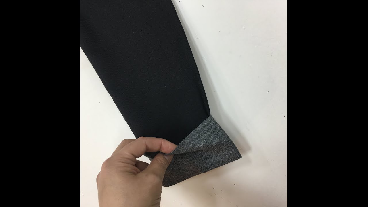 خياطة اسورة الكم المقلوبة