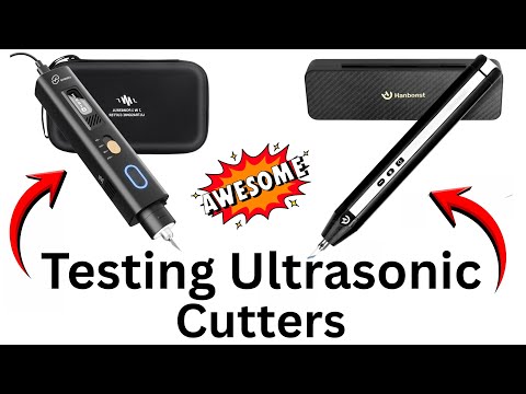 Testing Ultrasonic Cutters - For Models - Resin - 3d Printing
