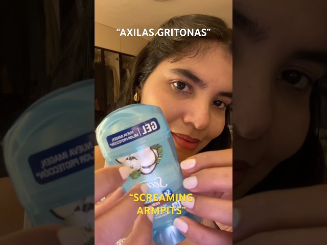 El olor es muy relajante ... 🤫✨ #asmr #shorts #desodorante #relax #dormir #triggersforsleep