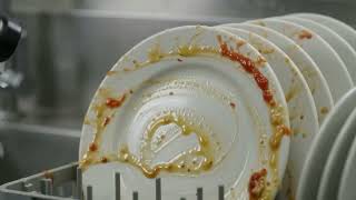 Dishwashing Process 2/x step 1: Pre-Wash Scrapping Phase 2/2: Chemical Reactions