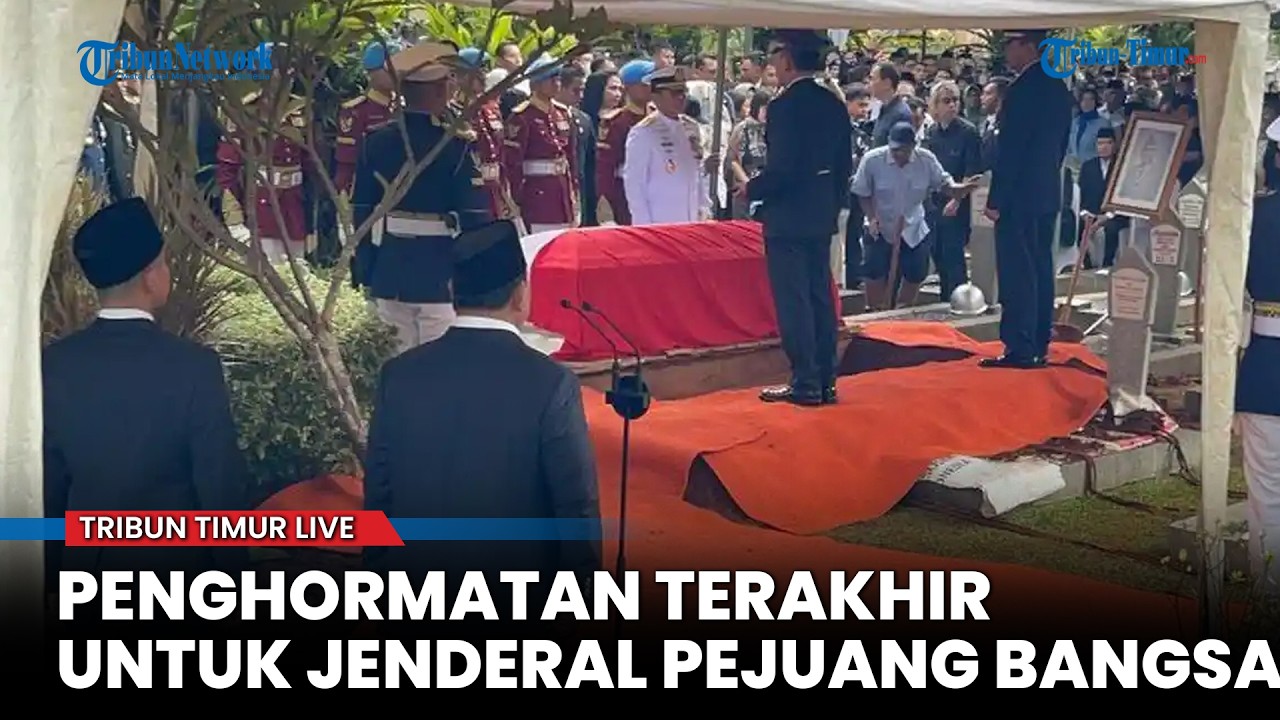 🔴Prabowo Subianto Hadiri Pemakaman Try Sutrisno, Penghormatan Terakhir untuk Jenderal Pejuang Bangsa
