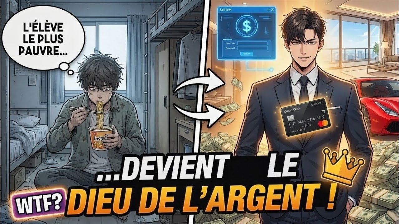 Il était l'ÉLÈVE le plus PAUVRE, son SYSTÈME le transforme en DIEU de l'ARGENT ! 💳💎
