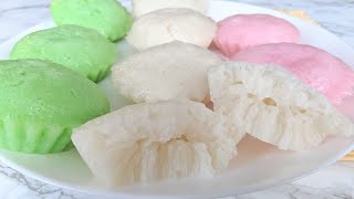 ♡Vietnamese Steamed Rice Cakes (Cow Cakes)//Bánh Bò Hấp♡ Recipe