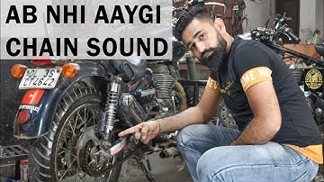 Royal Enfield Chain sound problem | solved | NCR Motorcycles |