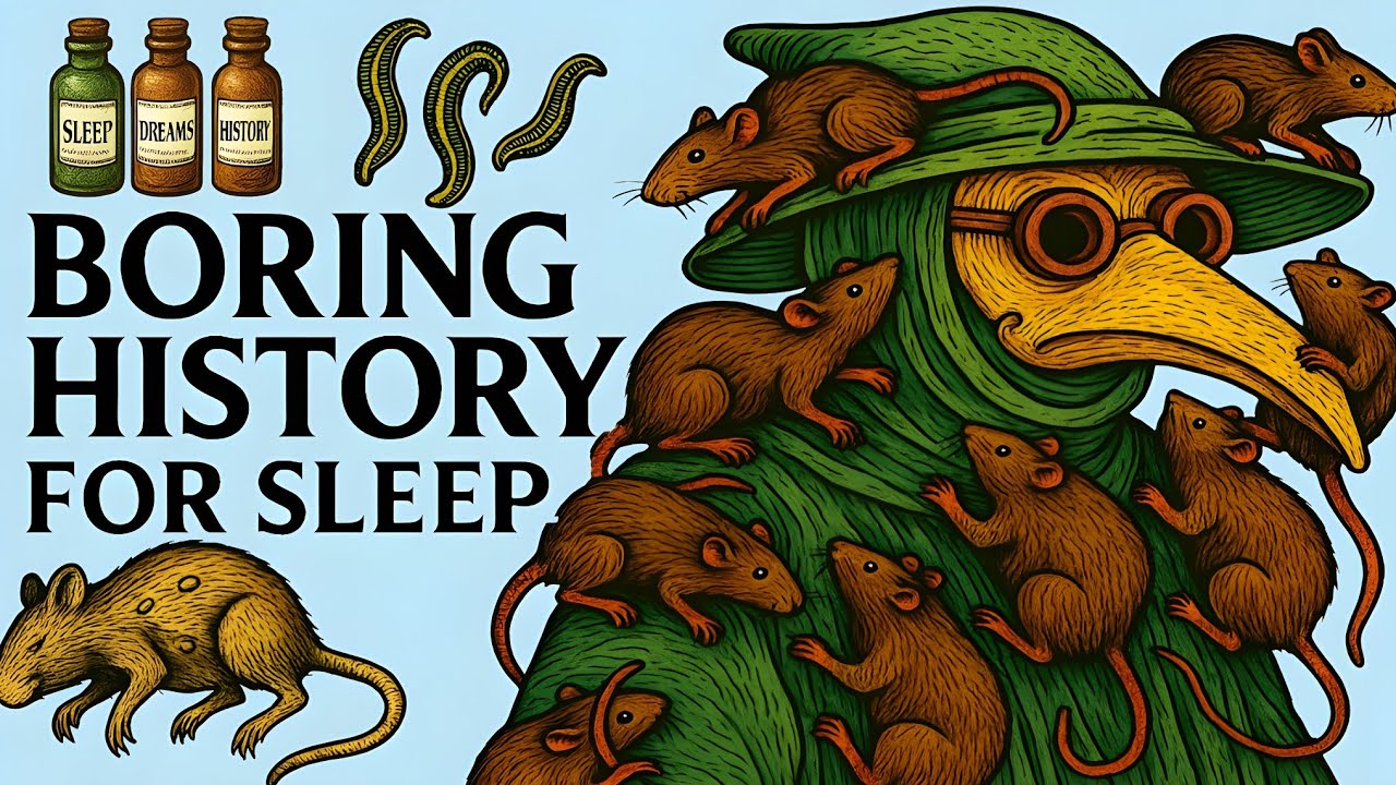 Boring History for Sleep | The Miserable Life of a Medieval Plague Doctor 😷🕯️😴