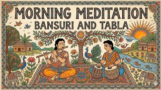 Lower Cortisol Levels 🌿 Slow Bansuri Flute & Tabla for Deep Stress Relief