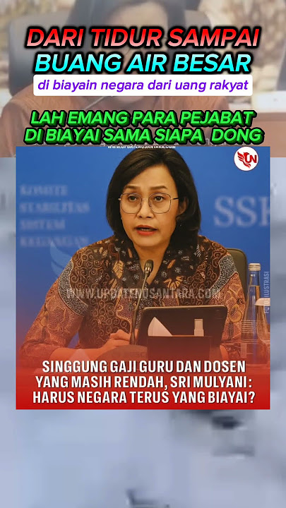 PEJABAT HIDUPNYA DI BIAYAI NEGARA SEMUA BAHKAN D1KU6URPUN MASIH DIBIAYAI