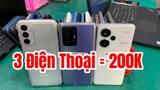 XẢ 3 ĐT = 200K | Samsung - Oppo - Xiaomi | Redmi Note 13 Pro Plus - Oppo Reno 5 - S21 Plus ..!