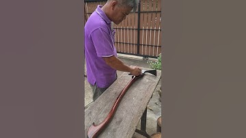 Apply coconut oil on the Pulaski axe handle #woodworking #shorts