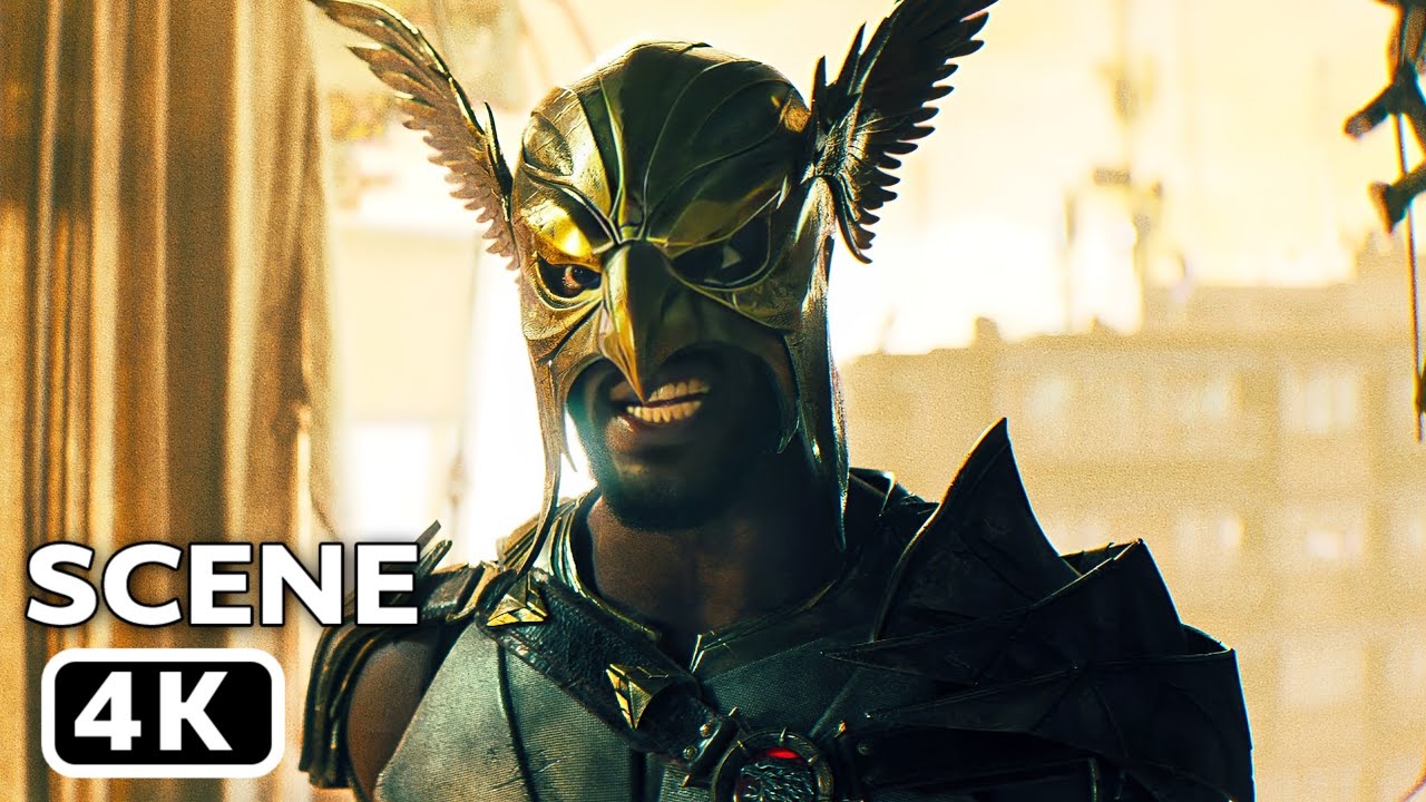 BLACK ADAM - HAWKMAN and Black Adam - Stop Killing Peopl Scene! (2022) Movie CLIP 4K