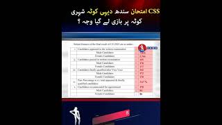 CSS 2025 Results Reveal a New Reality: Rural vs Urban Sindh Debate Explained