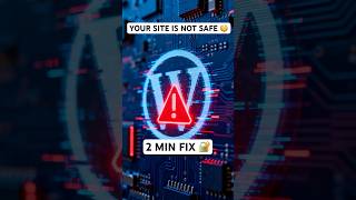 STOP WordPress Hacks with This 2-Minute Trick 🔐