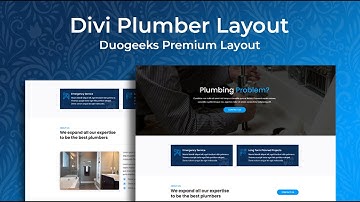 Divi Plumber Layout - Divi Layouts by Divi Awesome
