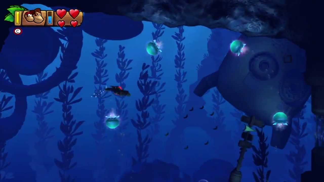 [Donkey Kong Country Tropical Freeze] 43 Amiss Abyss Gameplay YouTube