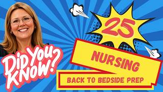 25 TIPS FOR RETURNING TO BEDSIDE NURSING - Are you ready to go back