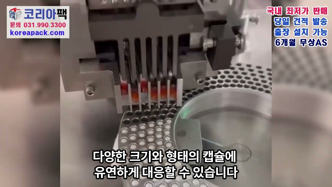 [P229][캡슐포장기] 분말충진+캡슐공급 포장기