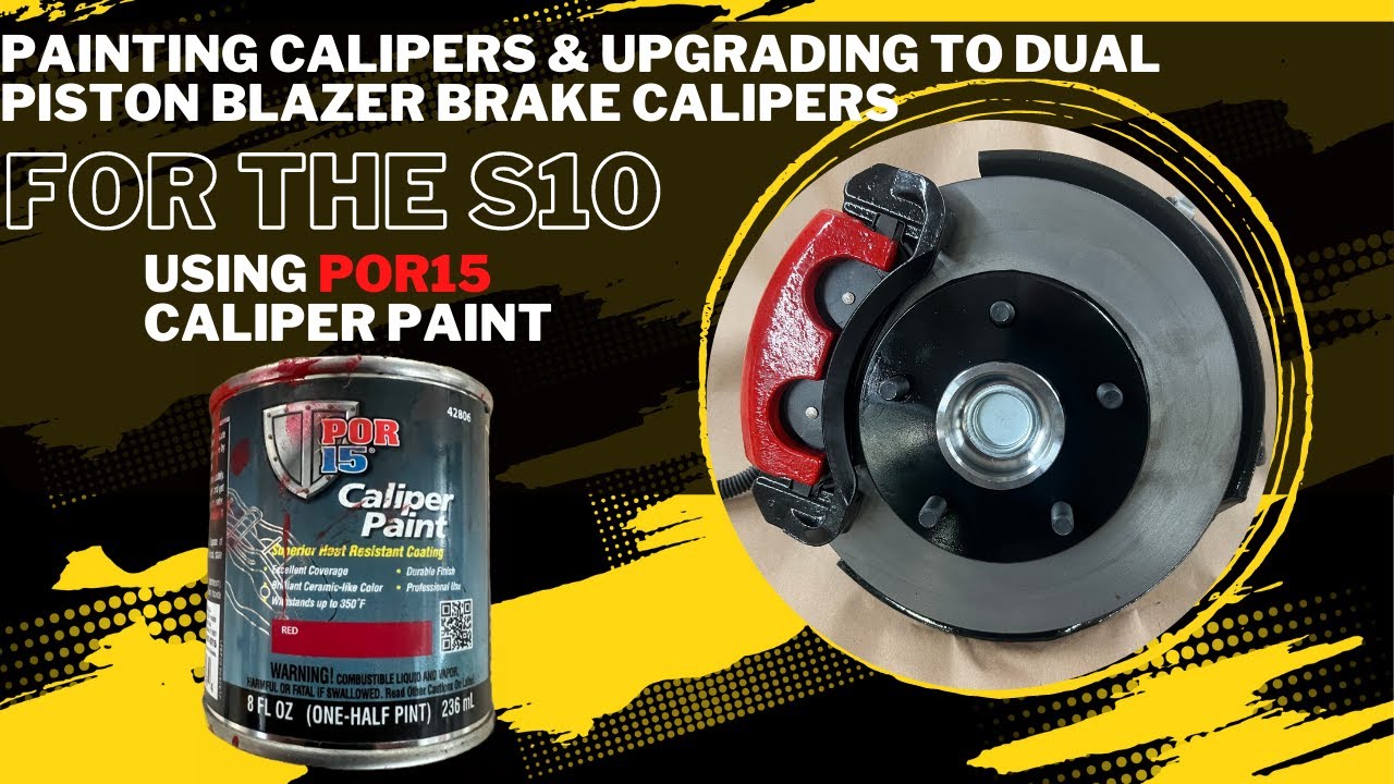 POR-15 42806 Red Caliper Paint - 8 fl. oz.