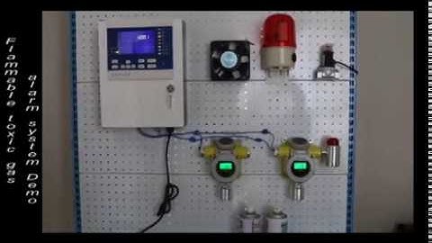 Combustible toxic gas leak alarm system Demo
