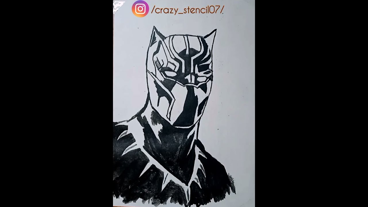 How To Draw Black Panther 