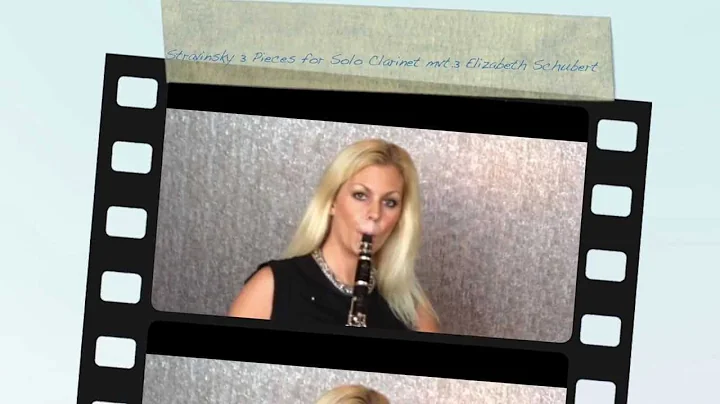 Stravinsky 3 Pieces for Solo Clarinet mvt 1 Elizab...
