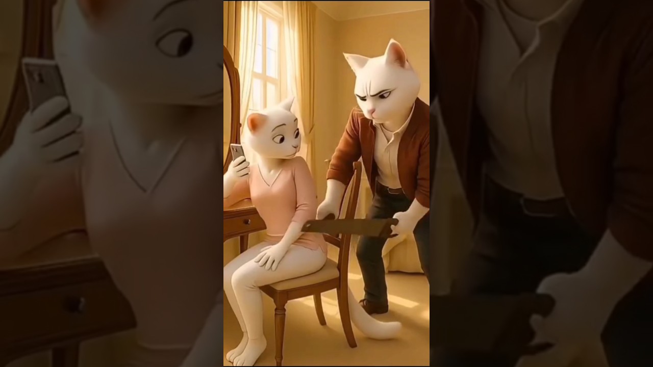 1️⃣ “AI Cat 😿🙀  Jab Cartoon Reality Ban Jaaye!”2️⃣ “Magical AI Animals   Aisi Cat Pehli Baar Dekhi!”