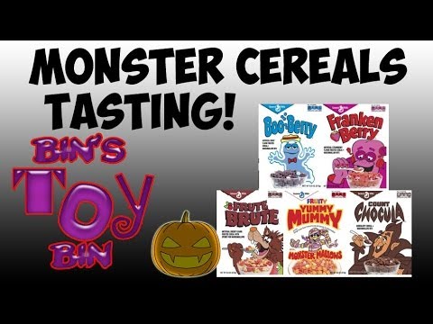 Halloween 2013 MONSTER CEREALS TASTING, Pt. 1: Count Chocula ...