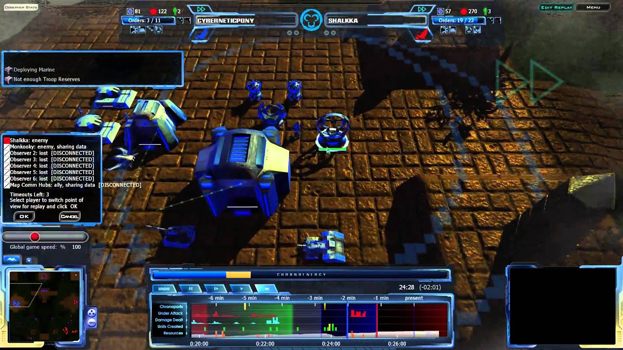 2013 Xmas Tournament - Round 2: CyberneticPony(C) vs Shalkka(C&G) - Achron