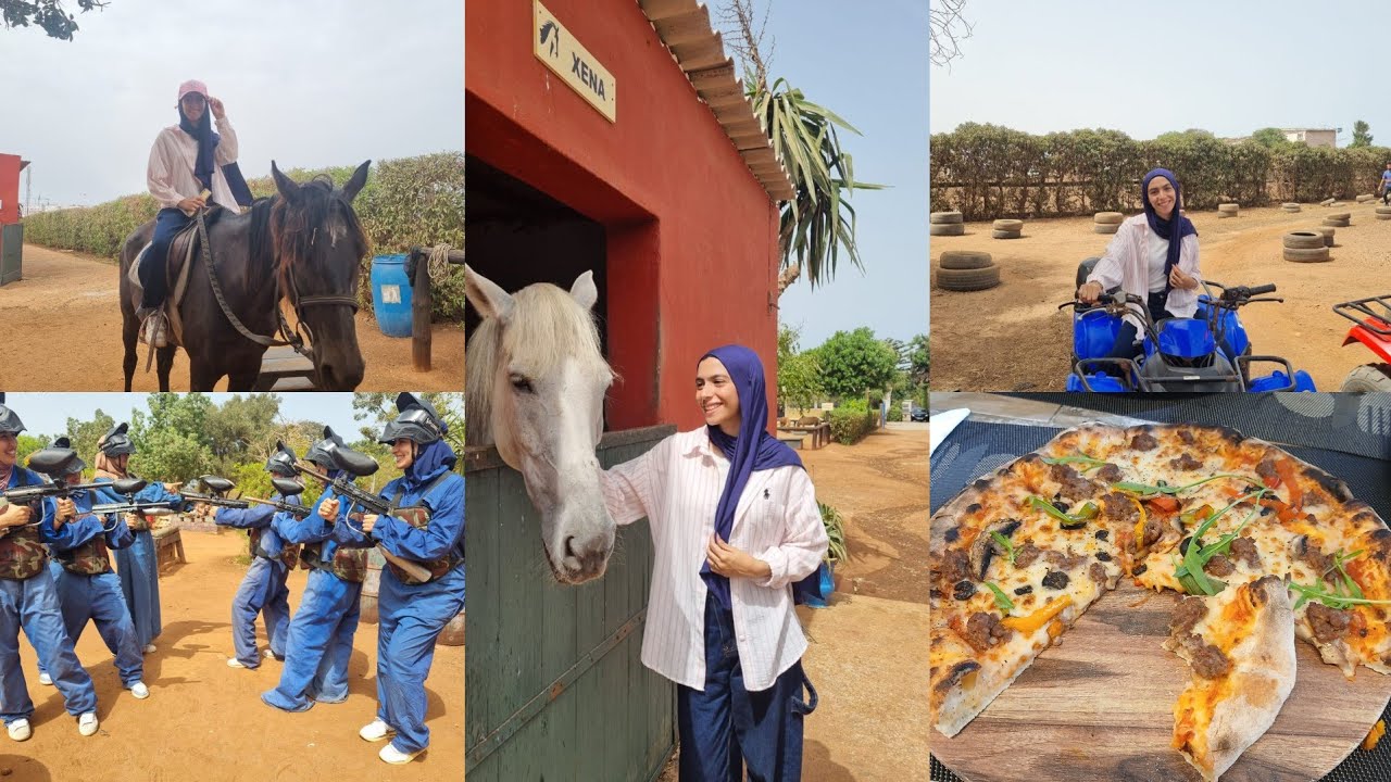 VLOG | نهار كامل فـ Club Hippique Le Barry دار بوعزة 🐎 Quad & Paintball 😍