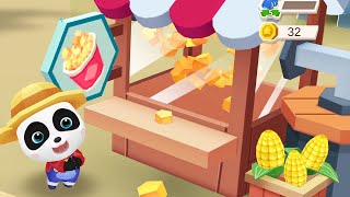 Little Panda's Town: My Farm - Drive Awesome Farm Vehicles - BabyBus Game Video screenshot 3