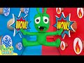 Hot and cold maze challenge  pea pea world  cartoon for kids