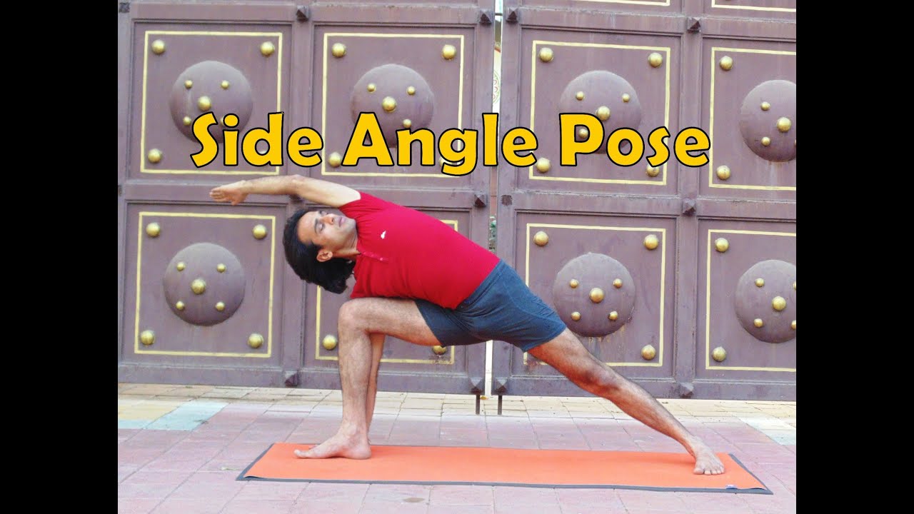 Side Angle Pose Parshwakonasana 2 Minutes Yoga Health for Beginners