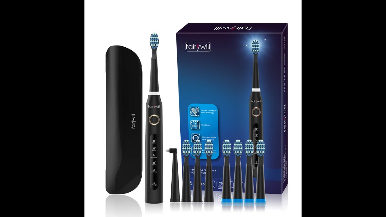 Fairywill Sonic Electric Toothbrush Fw 507 4 8 Youtube