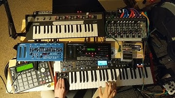 Hardware Synth Setup \\ Moody & Ambient Sketch