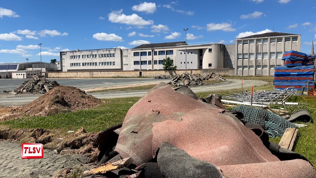 Luçon. Piste d'athlétisme : les travaux ont débuté