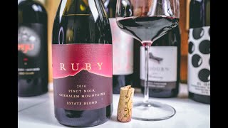 Seriously Fruity Oregon Pinot Noir | 2016 Ruby Chehalem Mountains Estate Blend, Willamette Valley