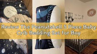 Review The Peanutshell 5 Piece Baby Crib Bedding Set for Boys & Girls - Newborn, Infant & Toddler Nu