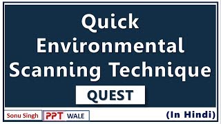 QUEST IN HINDI | Quick Environment Scanning Technique | Implementation steps | BBA/MBA/Bcom | ppt