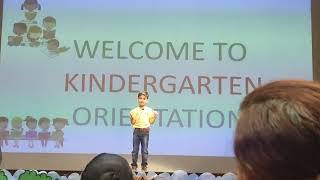 Kindergarten Orientation Anchoring by Bunny Part 1